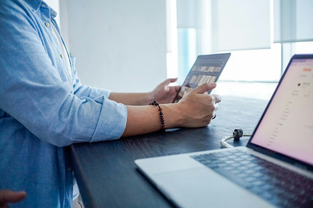 person reviewing insurance options
