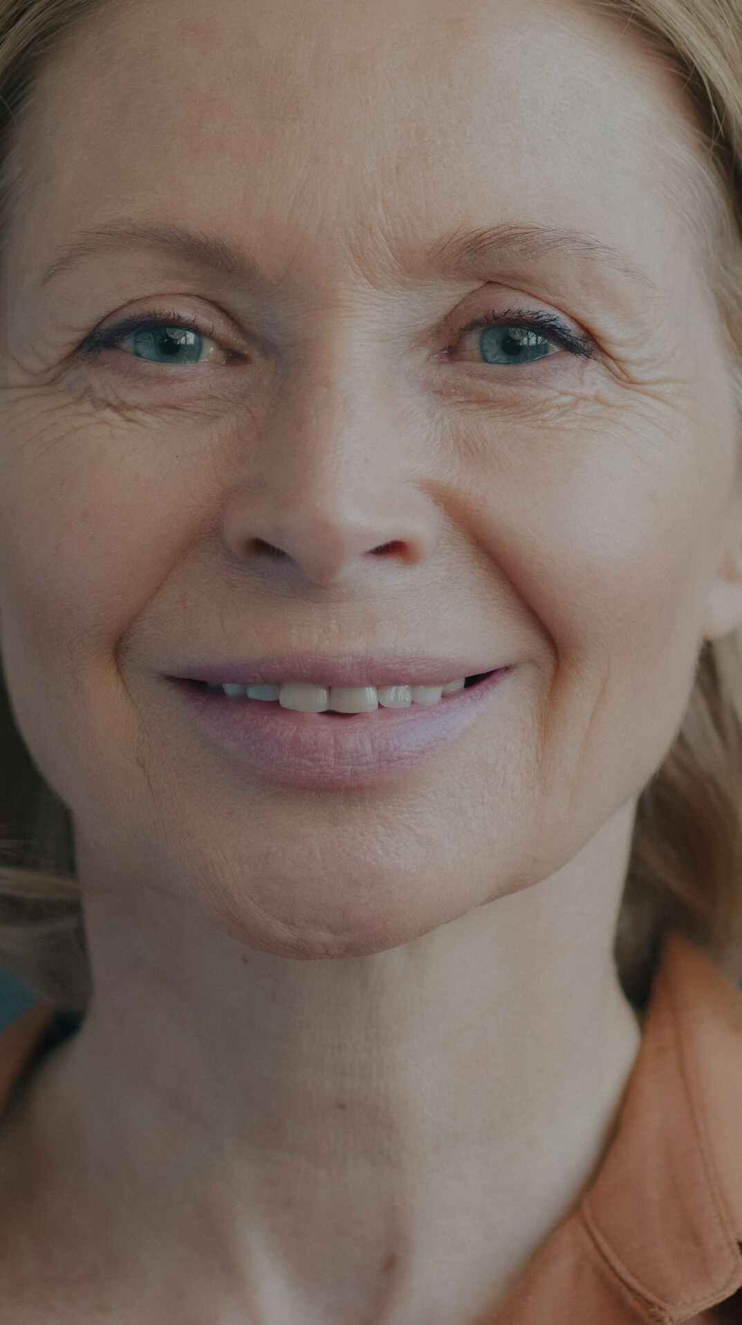 senior person smiling